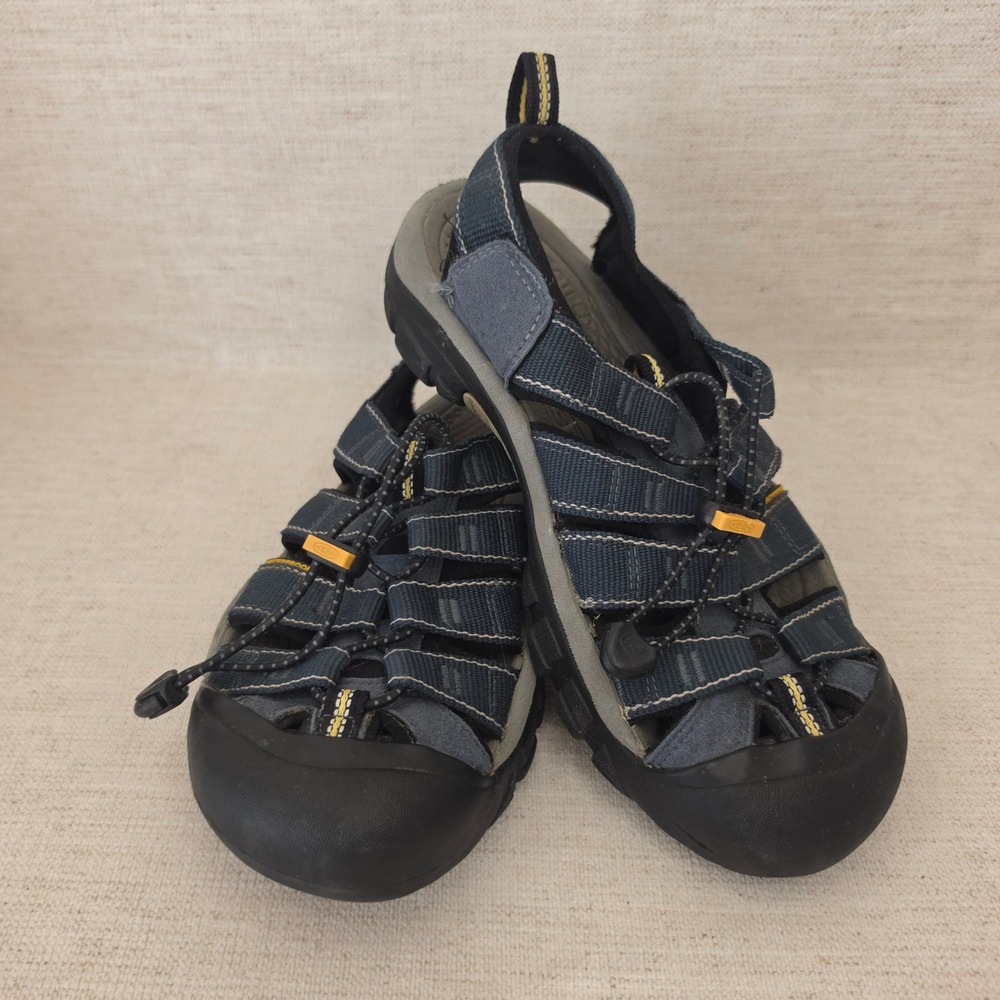 Keen Newport H2 Mens 7 Navy Blue Grey Waterproof Hiking Trail Sandals 101938